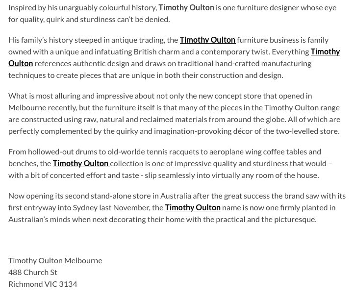 MelbGirl Timothy Oulton  2