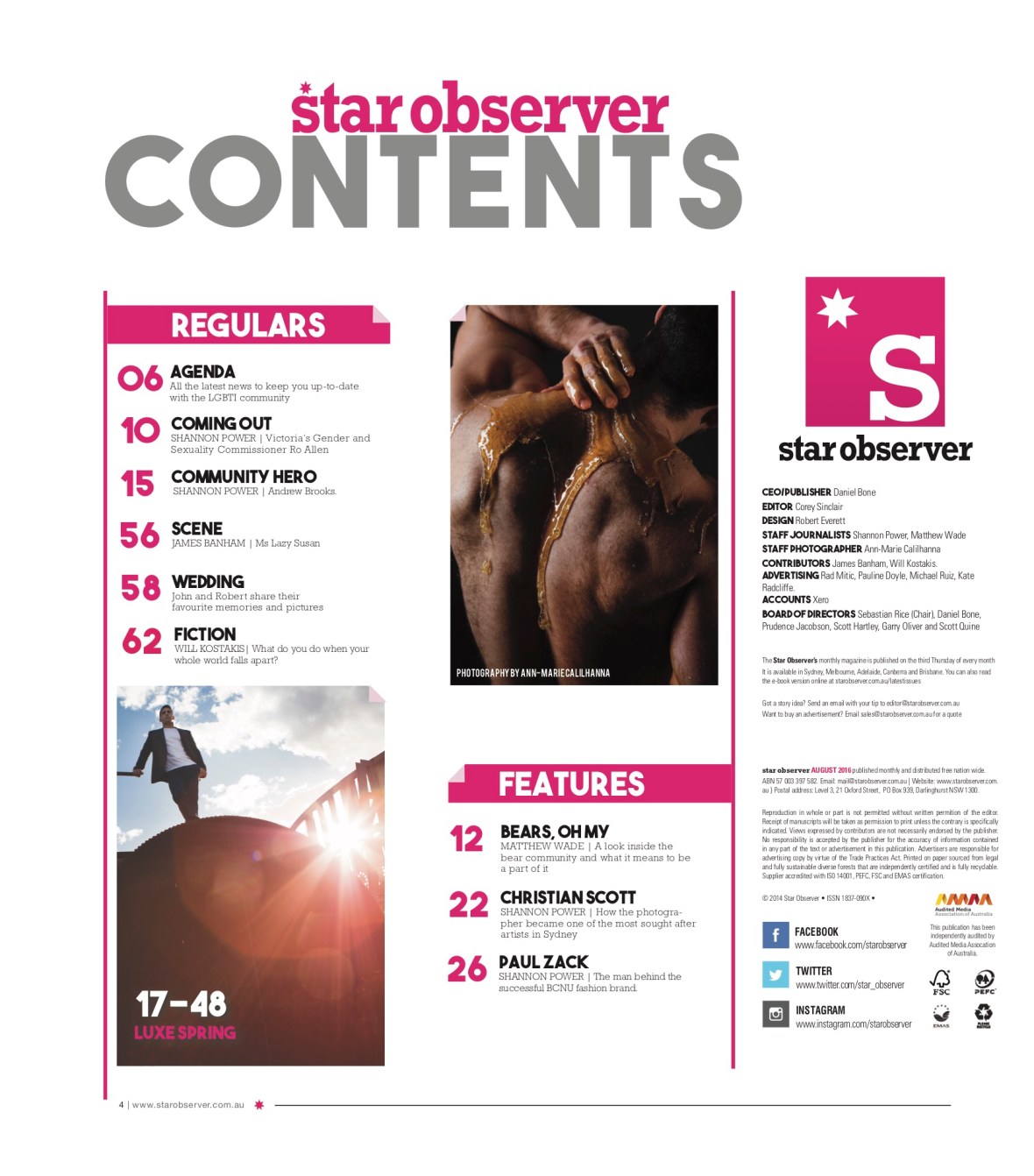 Lazy Susan Star Observer Magazine _ September 2016 index